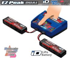 TRX2990GX#DUAL EZ-Peak Plus-Lader 2972GX + 2x 3S Lipo 5000mAh 28