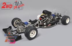 10008#F-1/5 Competition 2WD, glasklare Karosserie, Zenoah 26cc