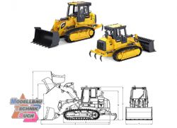 02095#K963 Kabolite Raupenlader / Bulldozer Hydraulik Vollmetall