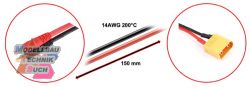 3040070#Ladekabel 4mm Goldkontaktstecker - XT90 300mm