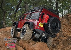 TRX82256-4R#TRX-4 LR Defender rot 1/10 Crawler RTR Brushed, Clip