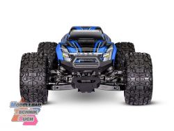 TRX107154-1-BLUE#Traxxas Mini Maxx 4WD Brushless BL-2S RTR 1:12