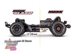 TRX102076-4GRN#MAXX-SLASH 6S 4x4 gr�n 1/8 Short-Course-Truck RTR