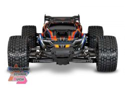TRX108076-1-ORNG#MINI-XRT 3S-Power 4x4 orange 1/16 Monster-Truck