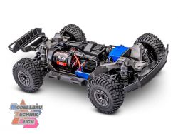 TRX108164-1-PINK#MINI-Slash BL-2S 4x4 pink 1/16 Short Course RTR