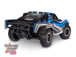 TRX58234-8-BLUE#Slash 2WD Brushed HD RTR NiMh Akku + 4A USB/C-La