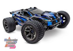 TRX67097-4BLUE#Rustler 4x4 Ultimate blau , Clipless