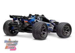 TRX67097-4BLUE#Rustler 4x4 Ultimate blau , Clipless