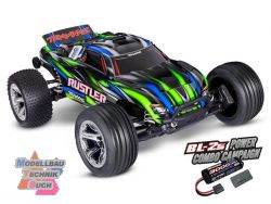 TRX37354-4-GRN#Rustler 2WD Brushless BL-2S RTR gr�n 1:10 Stadium