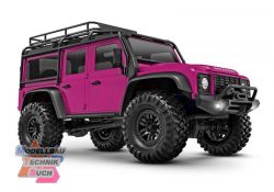 TRX97054-1PINK#RX-4M LR Defender 4x4 pink 1/18 Crawler RTR Brush
