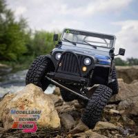 AXI03008T2 #1/10 SCX10 III Jeep CJ-7 4X4 RTR Brushed Rock Crawle