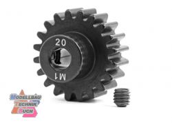 TRX6494R#Motorritzel 20Z Stahl geh�rtet f�r 5mm Welle (Modul 1)