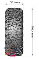 LOUT3346VB#CR-Mallet 1.9 Class 1 supersoft,Felge schwarz 12mm (2