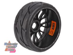 GTX03-XM5#XM5 Profil T03 REVO Komplettrad Long-Medium schwarz