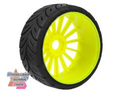 SP-F0-RADIAL#Hohlkammer 4 St�ck, Neongelb, F3 Super Soft Mischun