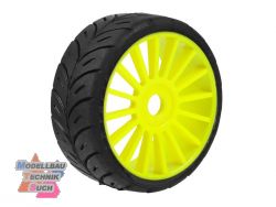 SP-F1-RADIAL#Radial Hohlkammer 4 St�ck, Neongelb, F3 Soft Mischu