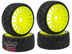 SP-F1-RADIAL#Radial Hohlkammer 4 St�ck, Neongelb, F3 Soft Mischu