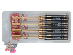 RT3104#RT Sechskant-Steckschl�ssel Set Black GD aus geh�rtetem a
