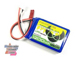 4140015#TX LiPo 2S 7.4V 1200mAh SC (JST/BEC Plug)