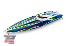 TRX103076-4-GRN#SPARTAN SR 36-Zoll Rennboot Brushless RTR, gr�n