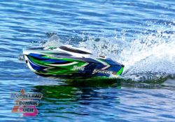 TRX103076-4-GRN#SPARTAN SR 36-Zoll Rennboot Brushless RTR, gr�n