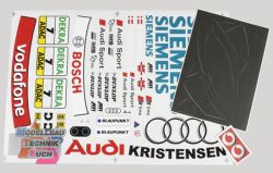 4153#Team-Aufkleber Audi A4 DTM Siemens, Set
