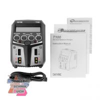 SK100162#SkyRC T100 AC Ladeger�t LiPo 2-4s 5A 2x50W