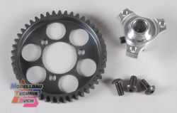 6491#Stahl-Zahnrad 44 Z�hne m.Adapter, Set
