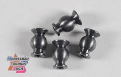 6030/05#Stahlkugel m.Deckscheibe �4/10 x 15,5mm, 4St.