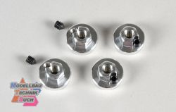 6114#Radmuttern M6 mit klemmung (4st)