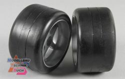 6419/09#Slick-Reifen S1/80mm 1:6 verklebt, 2St.