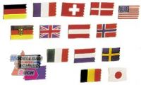 ro1370#Flaggensatz Belgien 25x40 mm/15x30 mm