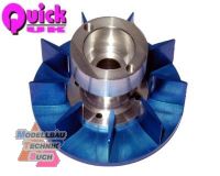 R6D08#Tuningl�ferrad mit Flansch - BLAU - YS Engines