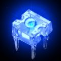 Superhelle SuperFlux LED blau 3000mcd 90� 3.1V