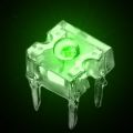 Ultrahelle SuperFlux LED gr�n 6000mcd 90� 3.0V