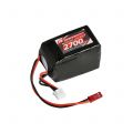 R05202#Robitronic LiPo Akku 2700mAh 2S 2/3A Hump Size Empf�ngerp