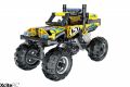85000063#Teknotoys Active Bricks Pullback Off-Road Fahrzeug gelb