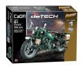 C51022W#Cada Baustein-Milit�rmotorrad mit Fernsteuerung