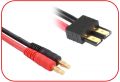 3040071#Ladekabel 4mm Goldkontaktstecker passend f. Traxxas 300m