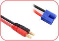 3040074#Ladekabel 4mm Goldkontaktstecker - EC3 300mm