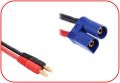 3040072#Ladekabel 4mm Goldkontaktstecker - EC5 300mm
