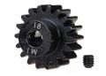 TRX6491R#Motorritzel 18Z Stahl geh�rtet f�r 5mm Welle ,Modul 1