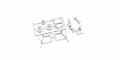 GP103C#Schwenkarmsatz (Kunststoffteile #B) Kyosho Hanging-On Rac