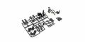 GP102BK#Plastik-Teile Lenkung Kyosho Hanging-on Racer (YZR500/Sc