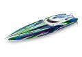 TRX103076-4-GRN#SPARTAN SR 36-Zoll Rennboot Brushless RTR, gr�n