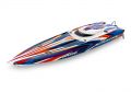 TRX103076-4-ORNG#orange 36-Zoll Rennboot mit Brushless, o. Akku 