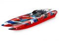 TRX57046-4REDR#DCB M41 rot/blau Catamaran, Brls., o. Akku und La