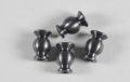 6030/05#Stahlkugel m.Deckscheibe �4/10 x 15,5mm, 4St.