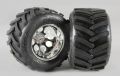 6227/07#Monster-Truck Reifen S, 14mm, verklebt, 2St.
