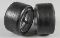6419/09#Slick-Reifen S1/80mm 1:6 verklebt, 2St.